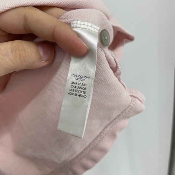 Calvin Klein men’s pastel pink polo tshirt  medium - Picture 7 of 10